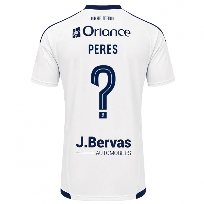 Danxen Mujer Camiseta Lilou Peres #0 Azul Marino Blanco 2ª Equipación 2026/27 La Camisa
