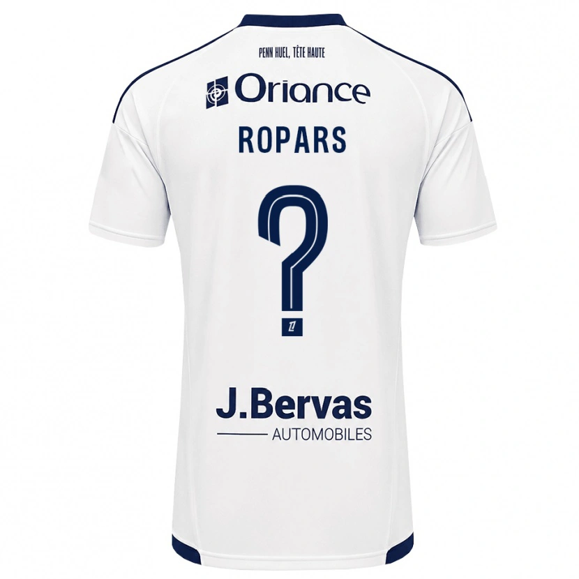 Danxen Mujer Camiseta Janelle Ropars #0 Azul Marino Blanco 2ª Equipación 2026/27 La Camisa