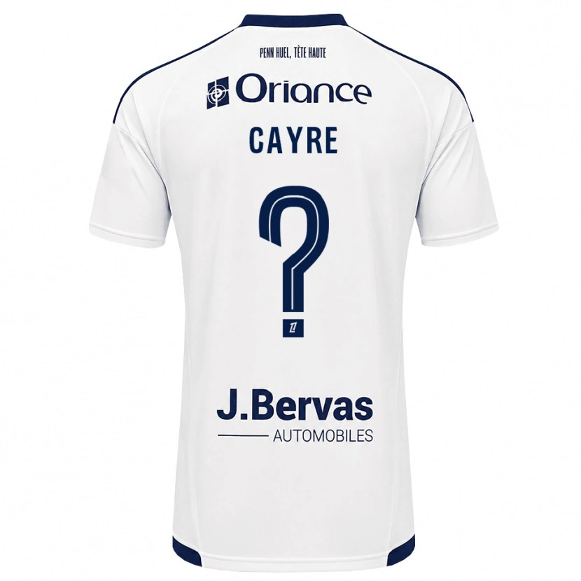 Danxen Mujer Camiseta Alexane Cayre #0 Azul Marino Blanco 2ª Equipación 2026/27 La Camisa