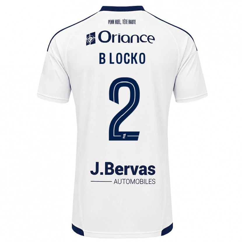 Danxen Mujer Camiseta Bradley Locko #2 Azul Marino Blanco 2ª Equipación 2026/27 La Camisa