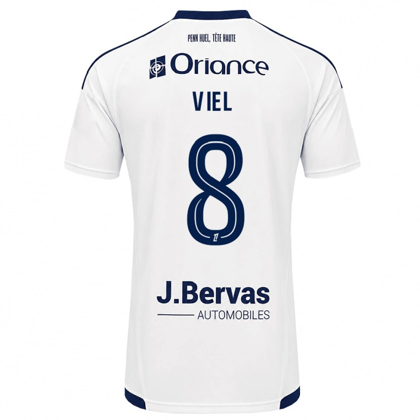 Danxen Mujer Camiseta Sacha Viel #8 Azul Marino Blanco 2ª Equipación 2026/27 La Camisa