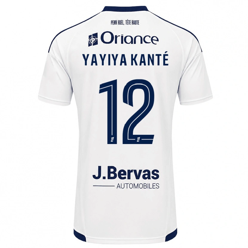 Danxen Mujer Camiseta Ibrahim Yayiya Kanté #12 Azul Marino Blanco 2ª Equipación 2026/27 La Camisa