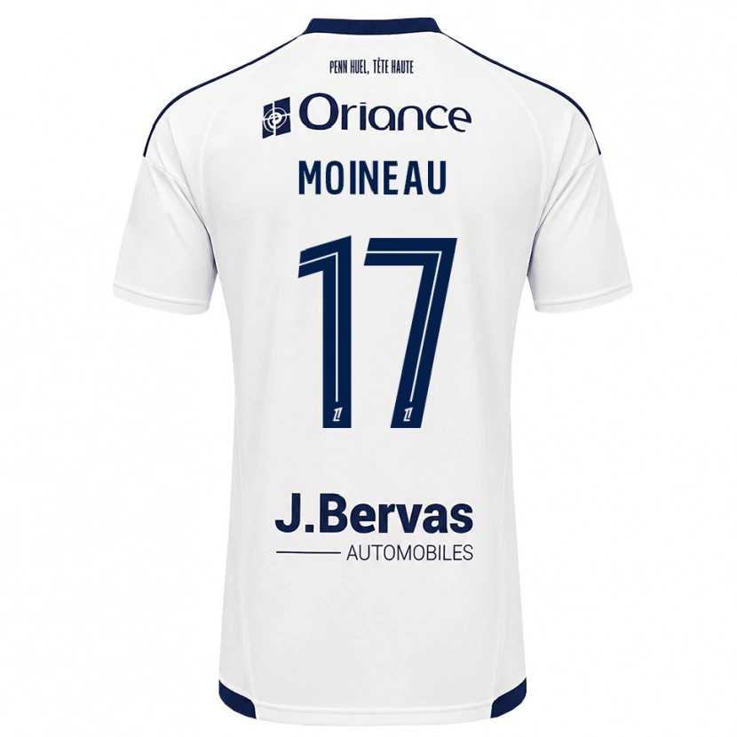 Danxen Mujer Camiseta Nathan Moineau #17 Azul Marino Blanco 2ª Equipación 2026/27 La Camisa