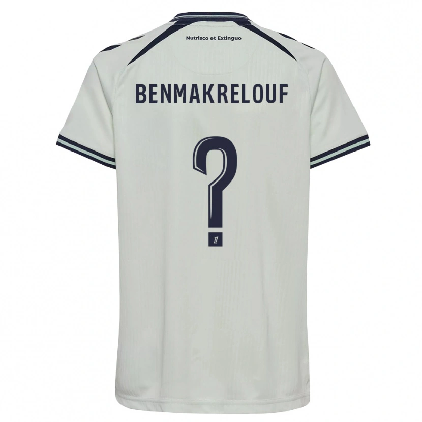 Danxen Mujer Camiseta Kwider Benmakrelouf #0 Azul Medianoche Blanco 2ª Equipación 2026/27 La Camisa