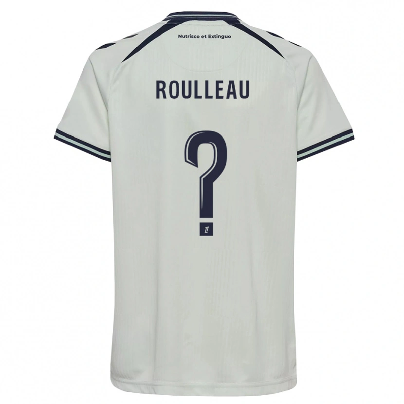 Danxen Mujer Camiseta Maxime Roulleau #0 Azul Medianoche Blanco 2ª Equipación 2026/27 La Camisa