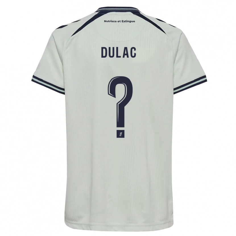 Danxen Mujer Camiseta Bilal Dulac #0 Azul Medianoche Blanco 2ª Equipación 2026/27 La Camisa
