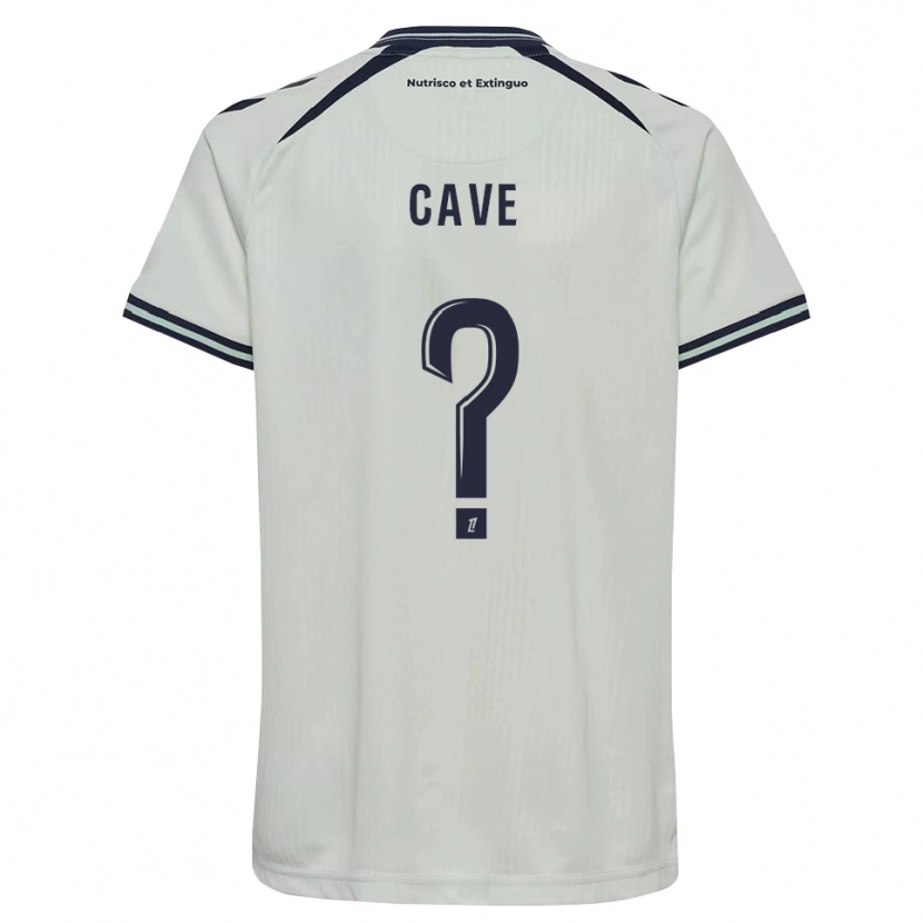 Danxen Mujer Camiseta Steven Cave #0 Azul Medianoche Blanco 2ª Equipación 2026/27 La Camisa