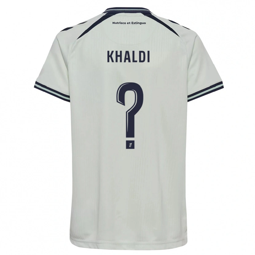 Danxen Mujer Camiseta Alim Khaldi #0 Azul Medianoche Blanco 2ª Equipación 2026/27 La Camisa