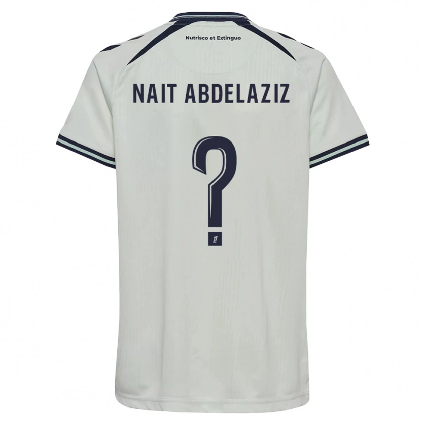 Danxen Mujer Camiseta Elias Naït Abdelaziz #0 Azul Medianoche Blanco 2ª Equipación 2026/27 La Camisa