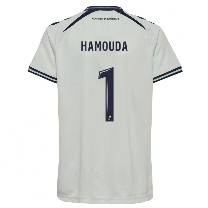 Danxen Mujer Camiseta Adel Hamouda #1 Azul Medianoche Blanco 2ª Equipación 2026/27 La Camisa