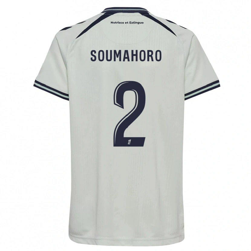 Danxen Mujer Camiseta Mahmoud Soumahoro #2 Azul Medianoche Blanco 2ª Equipación 2026/27 La Camisa