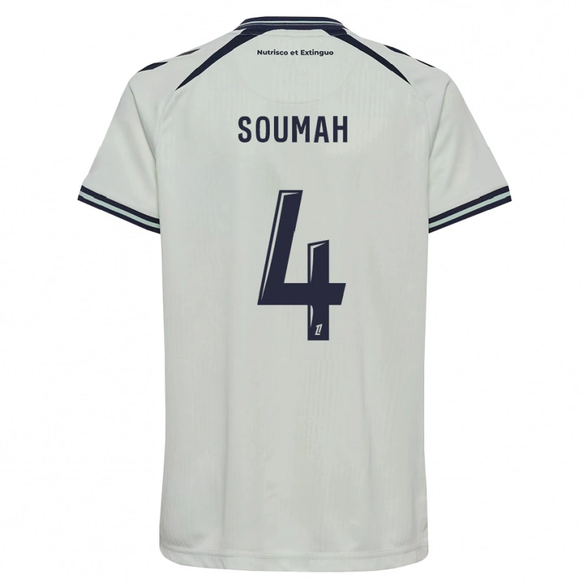 Danxen Mujer Camiseta Mohamed Soumah #4 Azul Medianoche Blanco 2ª Equipación 2026/27 La Camisa