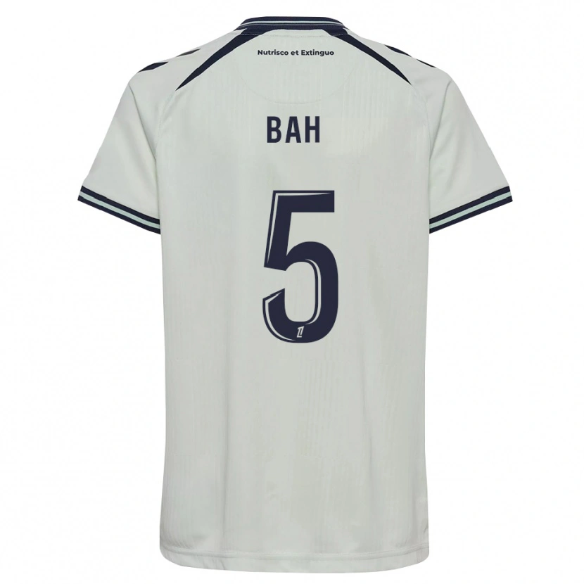 Danxen Mujer Camiseta Thierno Bah #5 Azul Medianoche Blanco 2ª Equipación 2026/27 La Camisa