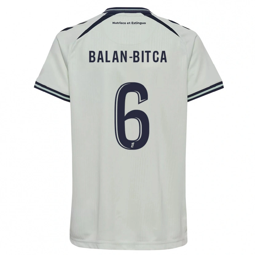 Danxen Mujer Camiseta Mario Balan-Bitca #6 Azul Medianoche Blanco 2ª Equipación 2026/27 La Camisa