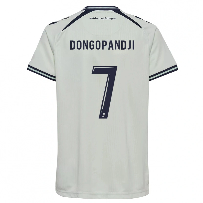 Danxen Mujer Camiseta Hakim Dongopandji #7 Azul Medianoche Blanco 2ª Equipación 2026/27 La Camisa