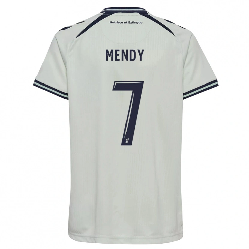 Danxen Mujer Camiseta Dahiss Mendy #7 Azul Medianoche Blanco 2ª Equipación 2026/27 La Camisa