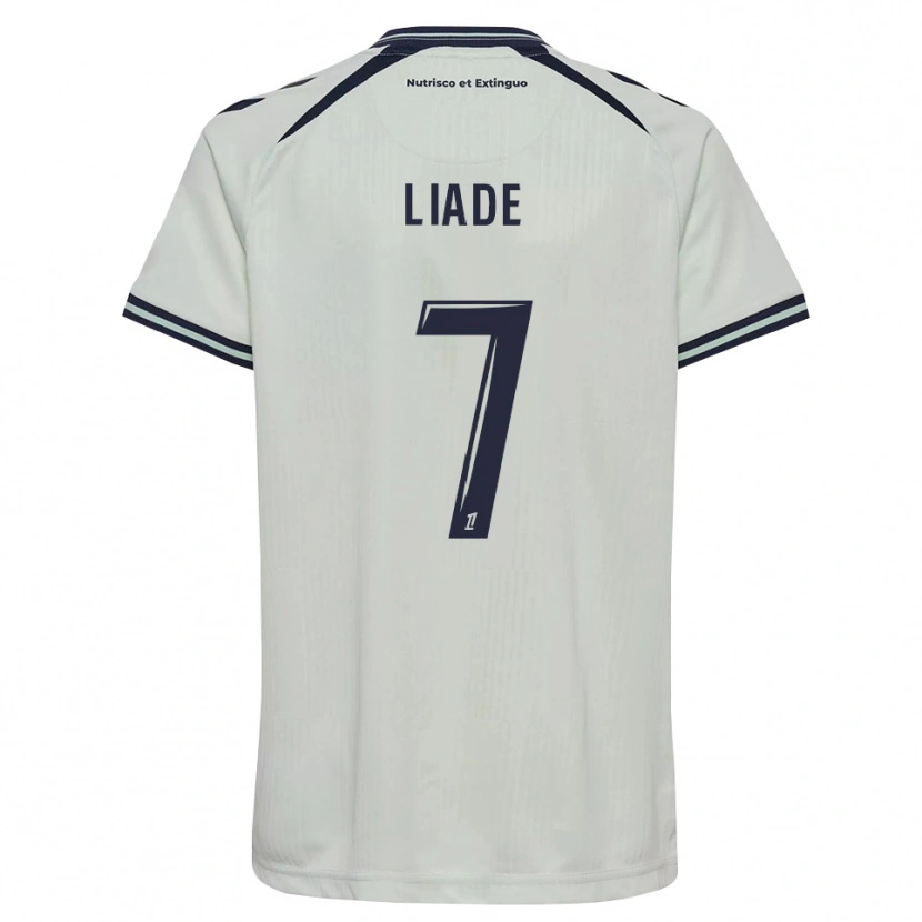 Danxen Mujer Camiseta Noah Liade #7 Azul Medianoche Blanco 2ª Equipación 2026/27 La Camisa