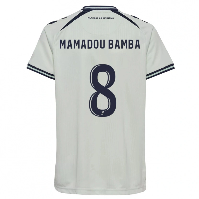 Danxen Mujer Camiseta Ben Mamadou Bamba #8 Azul Medianoche Blanco 2ª Equipación 2026/27 La Camisa