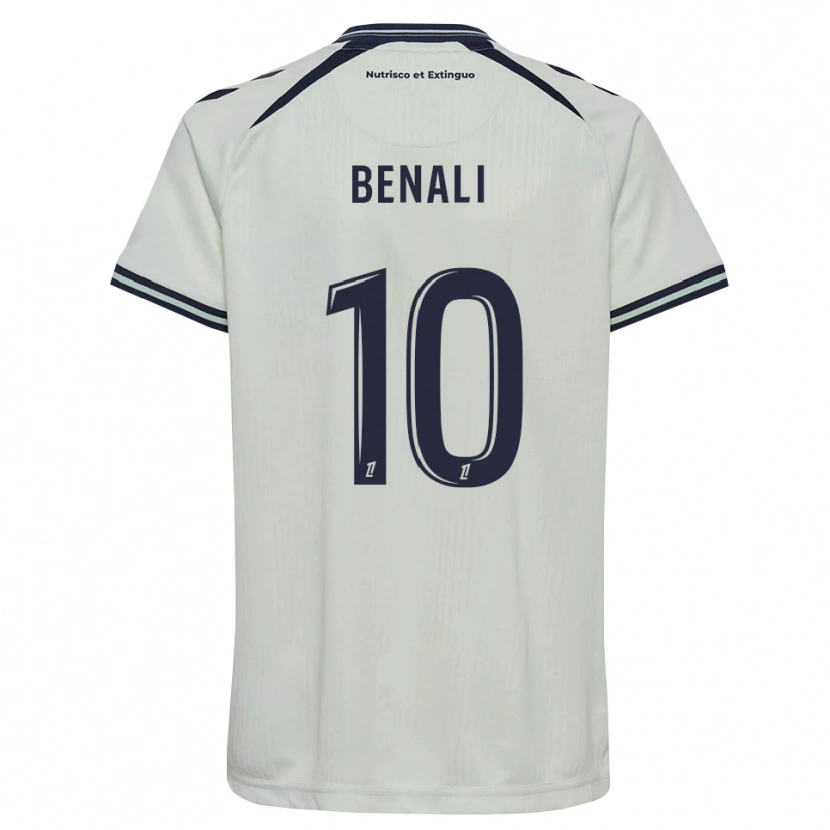 Danxen Mujer Camiseta Adam Benali #10 Azul Medianoche Blanco 2ª Equipación 2026/27 La Camisa