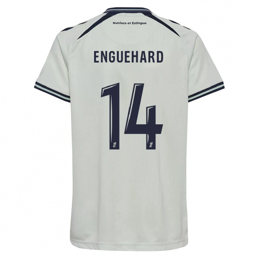 Danxen Mujer Camiseta Romane Enguehard #14 Azul Medianoche Blanco 2ª Equipación 2026/27 La Camisa