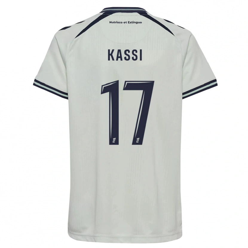Danxen Mujer Camiseta Sarah Kassi #17 Azul Medianoche Blanco 2ª Equipación 2026/27 La Camisa