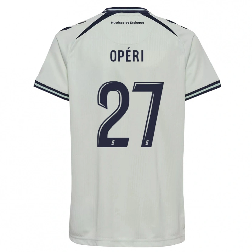 Danxen Mujer Camiseta Christopher Operi #27 Azul Medianoche Blanco 2ª Equipación 2026/27 La Camisa