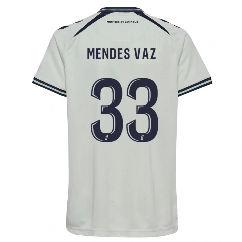 Danxen Mujer Camiseta Hernâni Mendes Vaz #33 Azul Medianoche Blanco 2ª Equipación 2026/27 La Camisa