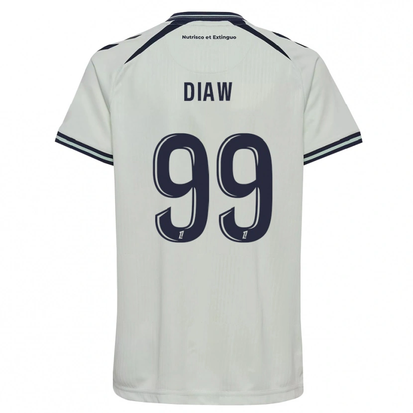 Danxen Mujer Camiseta Mory Diaw #99 Azul Medianoche Blanco 2ª Equipación 2026/27 La Camisa
