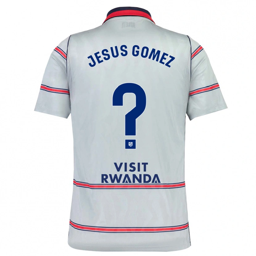 Danxen Mujer Camiseta Jesus Gomez #0 Gris Rojo Azul Marino Equipación Tercera 2026/27 La Camisa