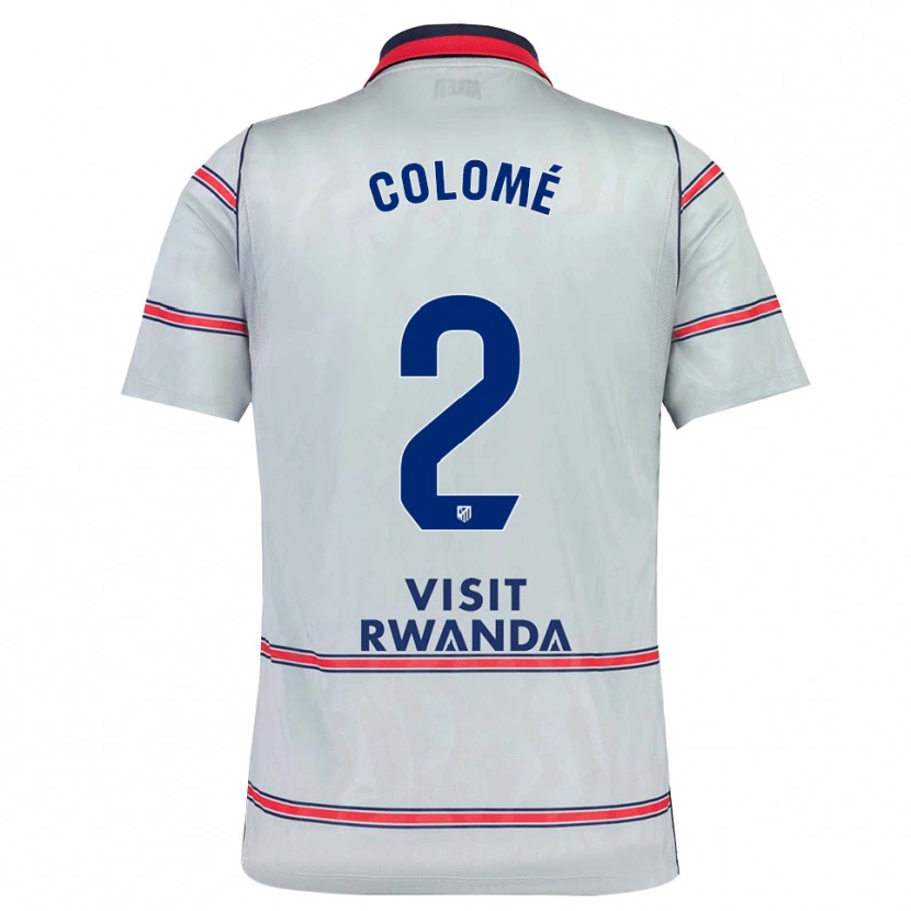 Danxen Mujer Camiseta Jan Colomé #2 Gris Rojo Azul Marino Equipación Tercera 2026/27 La Camisa
