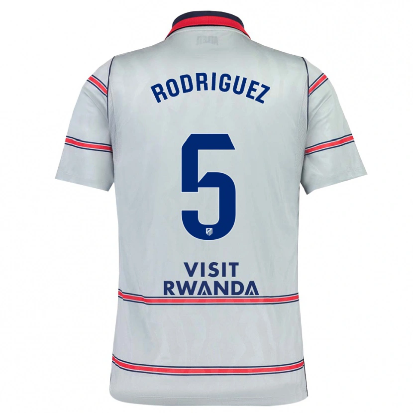 Danxen Mujer Camiseta Cinta Rodriguez #5 Gris Rojo Azul Marino Equipación Tercera 2026/27 La Camisa