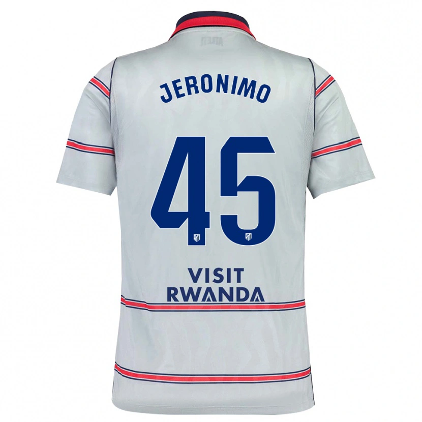 Danxen Mujer Camiseta Isaiah Jeronimo #45 Gris Rojo Azul Marino Equipación Tercera 2026/27 La Camisa