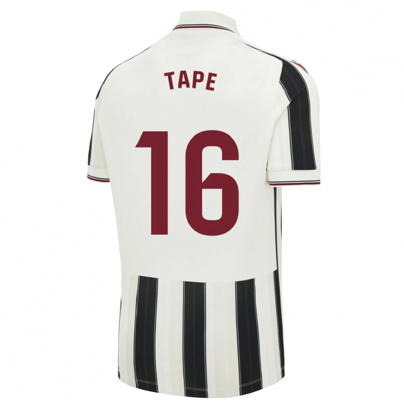 Danxen Mujer Camiseta Axel Tape #16 Negro Blanco Rojo 2ª Equipación 2026/27 La Camisa