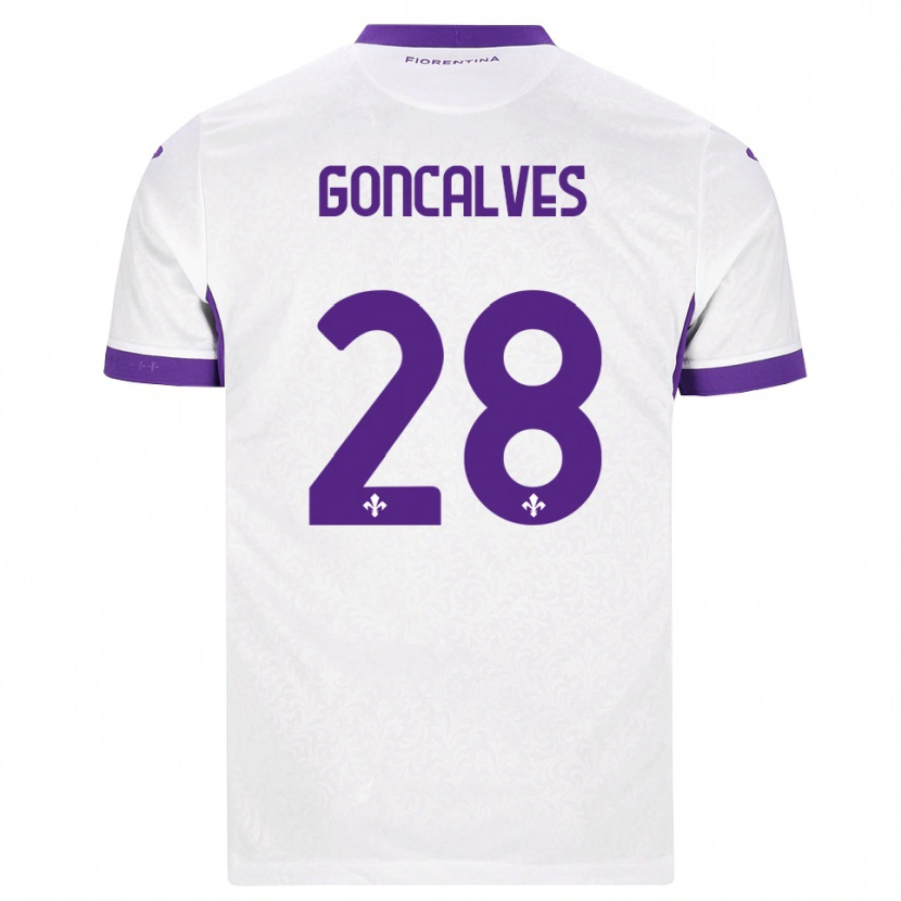 Danxen Niño Camiseta Pedro Gonçalves #28 Blanco Morado 2ª Equipación 2026/27 La Camisa