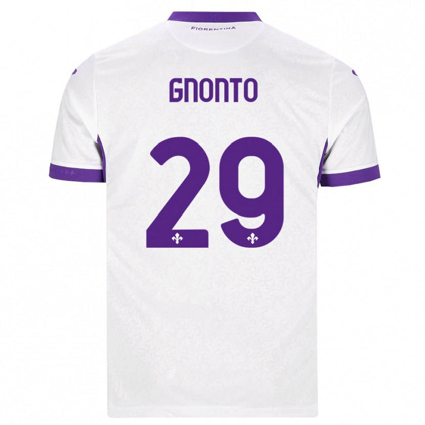 Danxen Niño Camiseta Wilfried Gnonto #29 Blanco Morado 2ª Equipación 2026/27 La Camisa