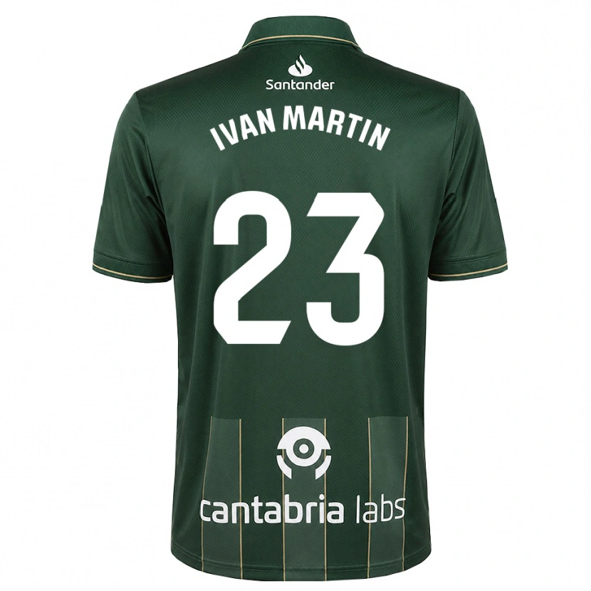 Danxen Niño Camiseta Iván Martín #23 Gris Pizarra Oscuro Blanco 2ª Equipación 2026/27 La Camisa