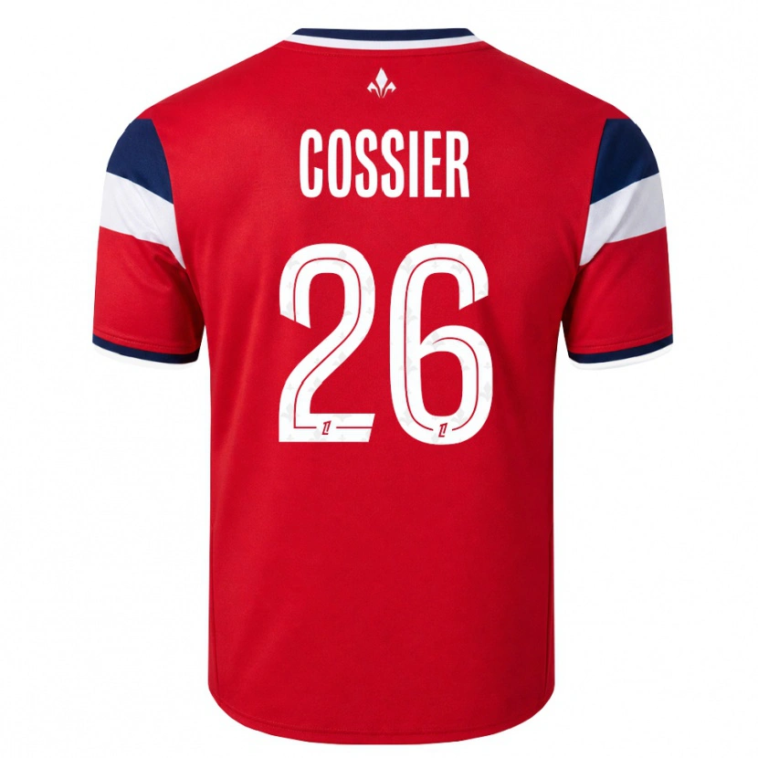 Danxen Niño Camiseta Isaac Cossier #26 Rojo Blanco Azul Real 1ª Equipación 2026/27 La Camisa