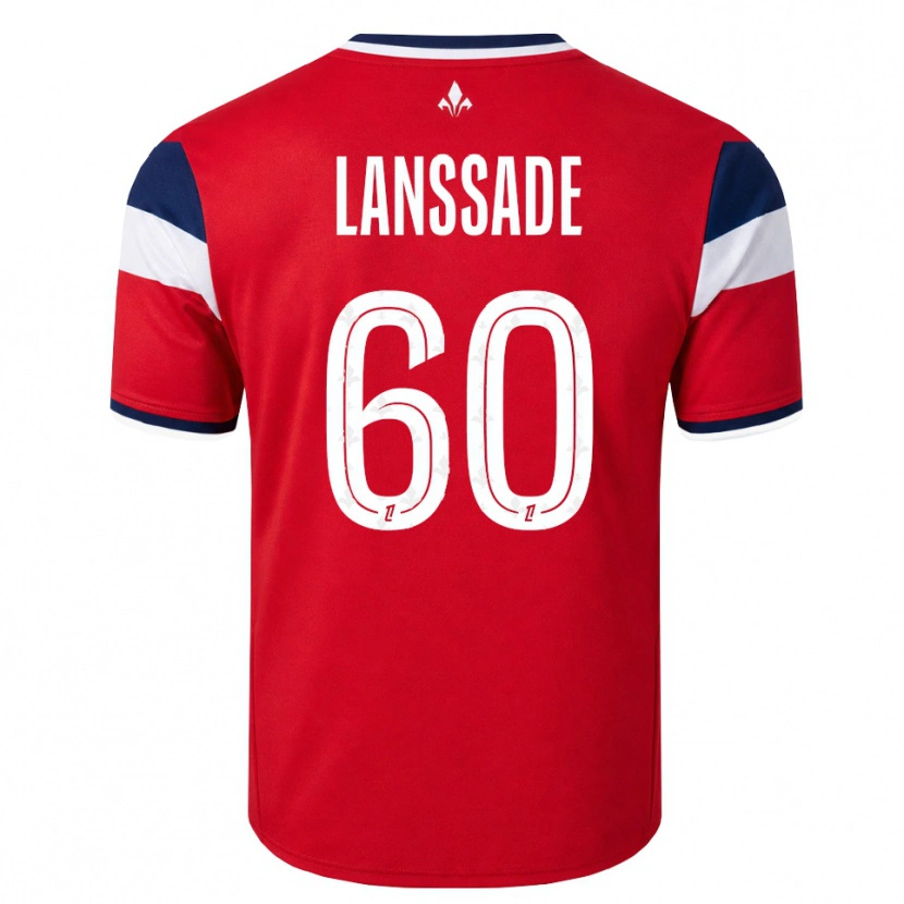 Danxen Niño Camiseta Zadig Lanssade #60 Rojo Blanco Azul Real 1ª Equipación 2026/27 La Camisa