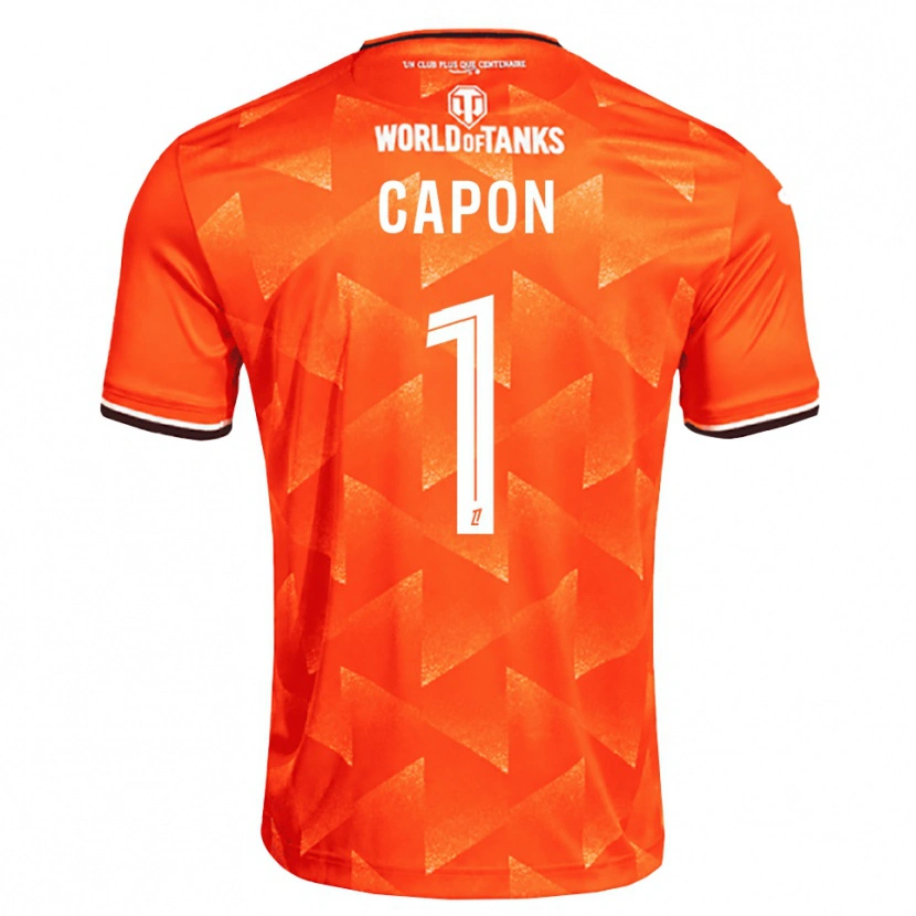 Danxen Niño Camiseta Emma Capon #1 Naranja Blanco Negro 1ª Equipación 2026/27 La Camisa