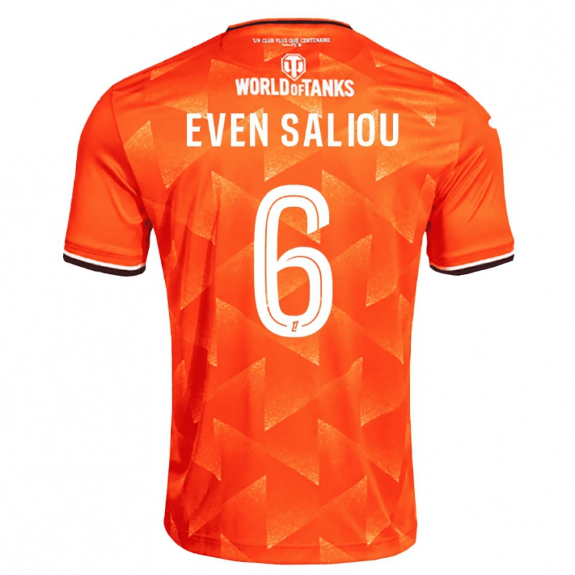 Danxen Niño Camiseta Emy Even Saliou #6 Naranja Blanco Negro 1ª Equipación 2026/27 La Camisa