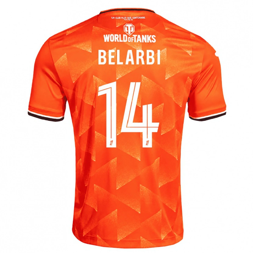 Danxen Niño Camiseta Sohaib Belarbi #14 Naranja Blanco Negro 1ª Equipación 2026/27 La Camisa