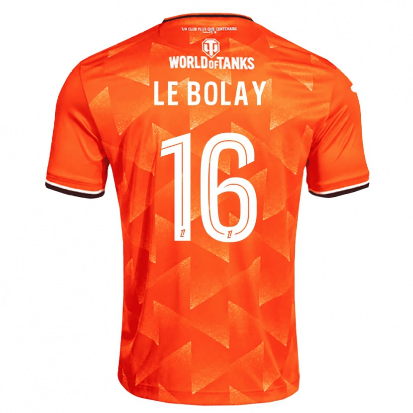 Danxen Niño Camiseta Malo Le Bolay #16 Naranja Blanco Negro 1ª Equipación 2026/27 La Camisa