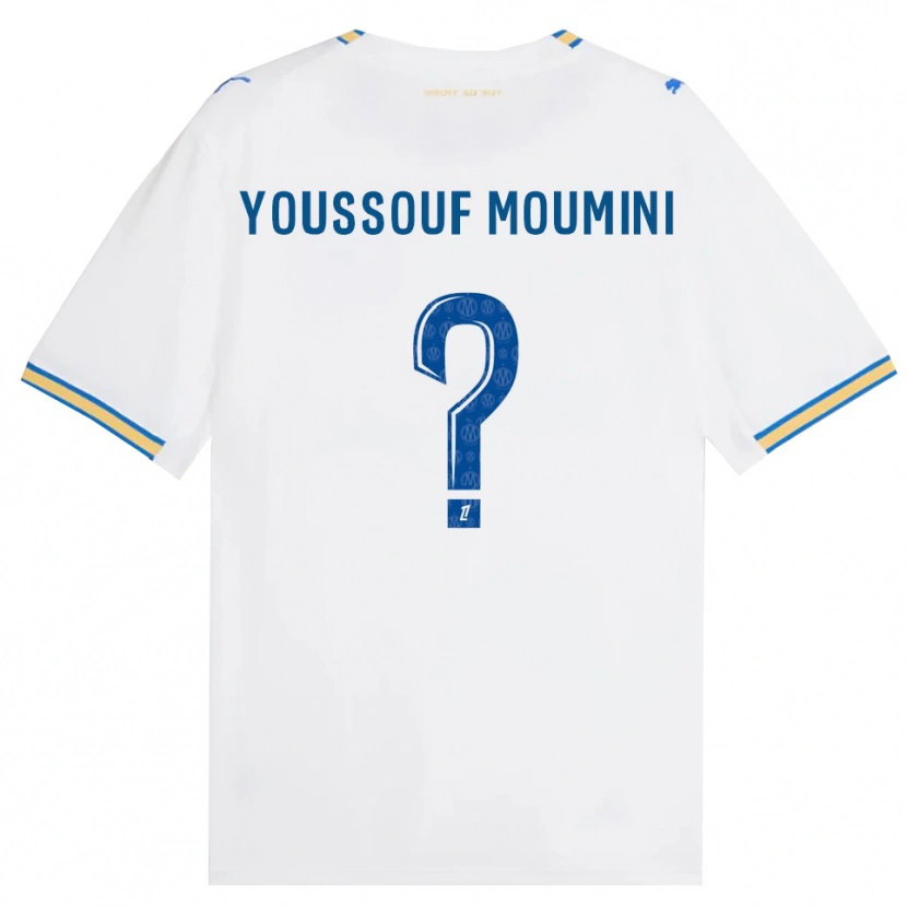 Danxen Niño Camiseta Yakine Youssouf Moumini #0 Azul Lanzador Blanco 1ª Equipación 2026/27 La Camisa