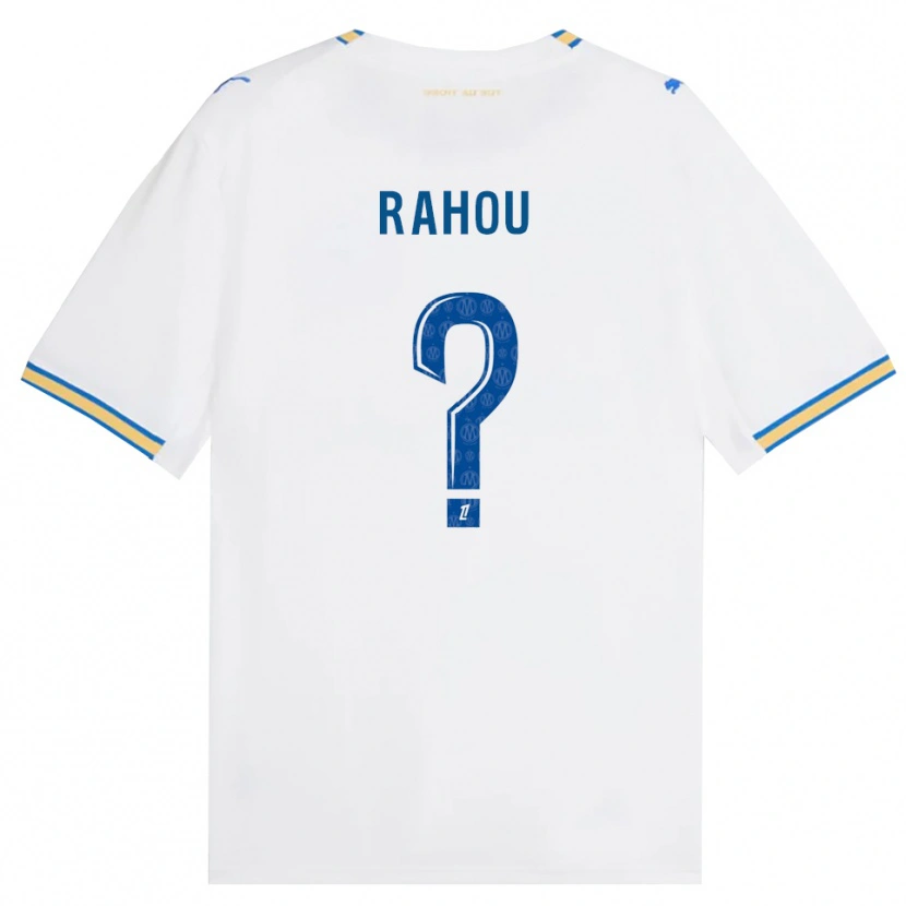 Danxen Niño Camiseta Jores Rahou #0 Azul Lanzador Blanco 1ª Equipación 2026/27 La Camisa