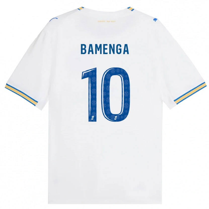 Danxen Niño Camiseta Naomie Bamenga #10 Azul Lanzador Blanco 1ª Equipación 2026/27 La Camisa