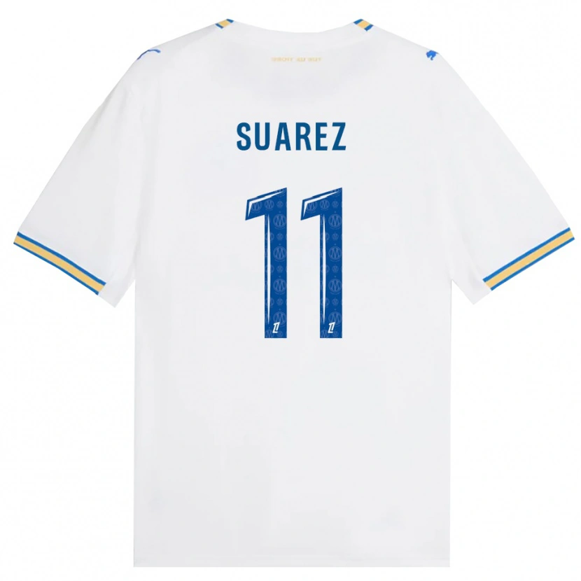 Danxen Niño Camiseta Luis Suarez #11 Azul Lanzador Blanco 1ª Equipación 2026/27 La Camisa
