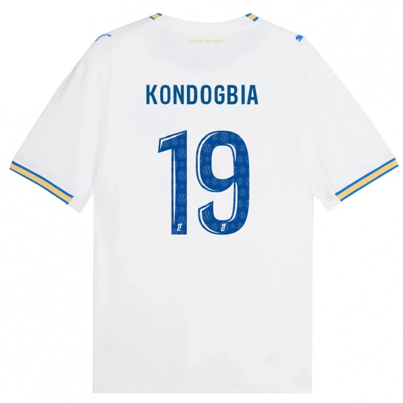 Danxen Niño Camiseta Geoffrey Kondogbia #19 Azul Lanzador Blanco 1ª Equipación 2026/27 La Camisa