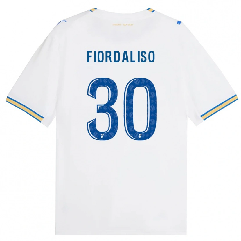 Danxen Niño Camiseta Thelma Fiordaliso #30 Azul Lanzador Blanco 1ª Equipación 2026/27 La Camisa