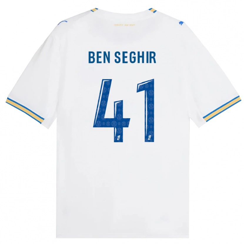 Danxen Niño Camiseta Salim Ben Seghir #41 Azul Lanzador Blanco 1ª Equipación 2026/27 La Camisa