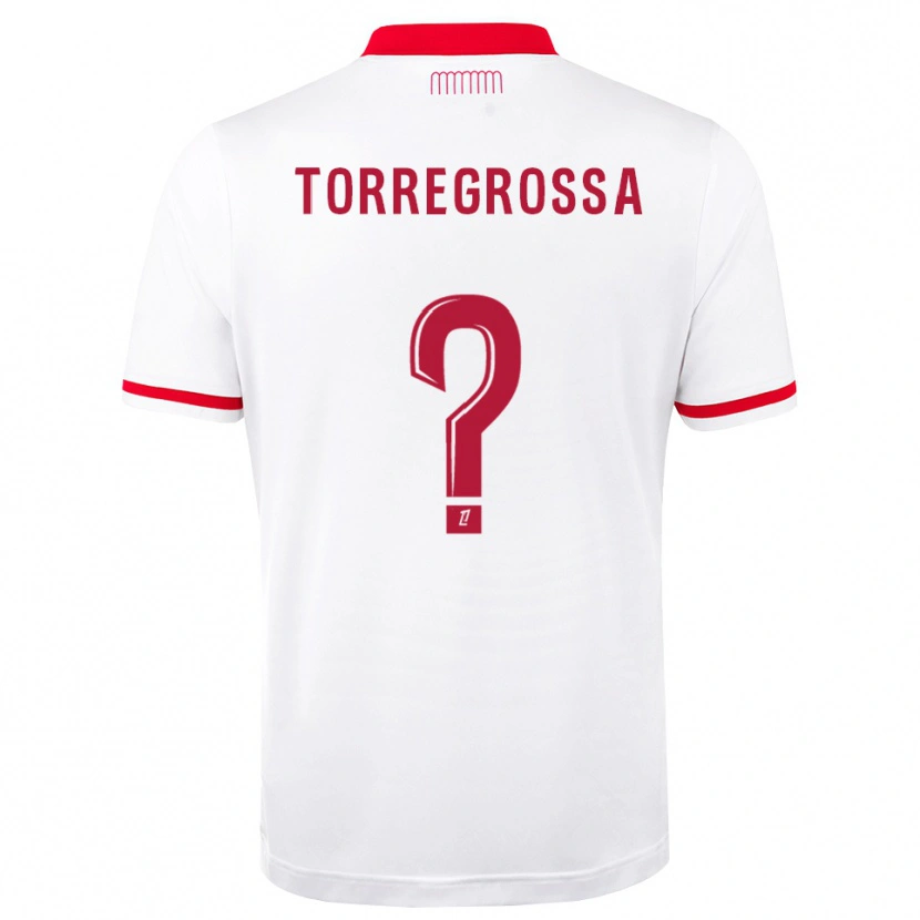 Danxen Niño Camiseta Hugo Torregrossa #0 Rojo Blanco 1ª Equipación 2026/27 La Camisa